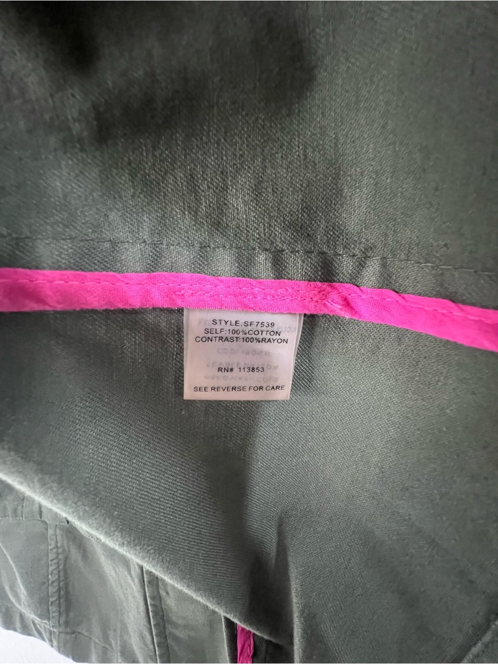 Market & Spruce Olive Colored Utility Cargo Vest - Picture 12 of 13